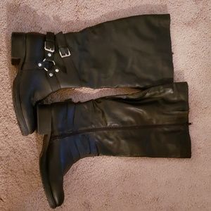 Lane Bryant moto boots